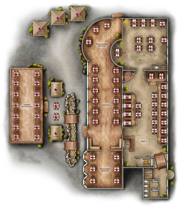 Карта зала